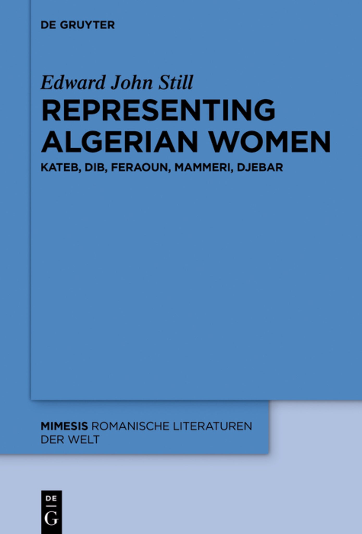 Cover image for Representing Algerian Women ISBN 9783110583700
